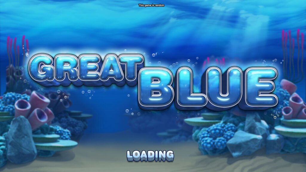 great blue background